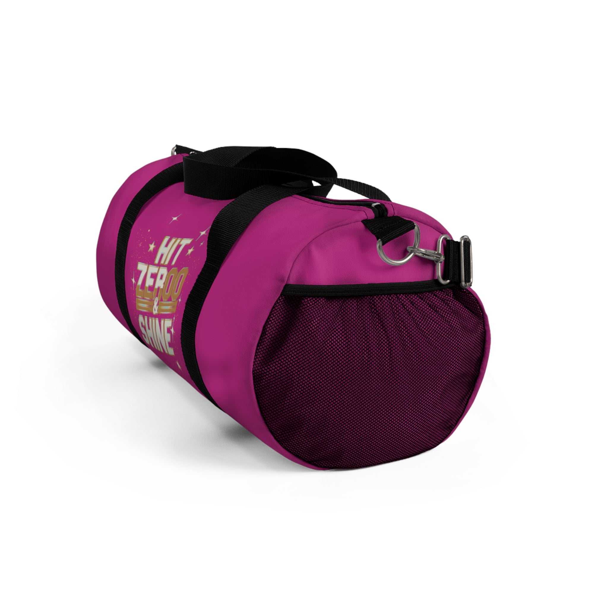 Hit Zero & Shine Duffel Bag - Stylish Gym and Travel Tote for Motivated Individuals