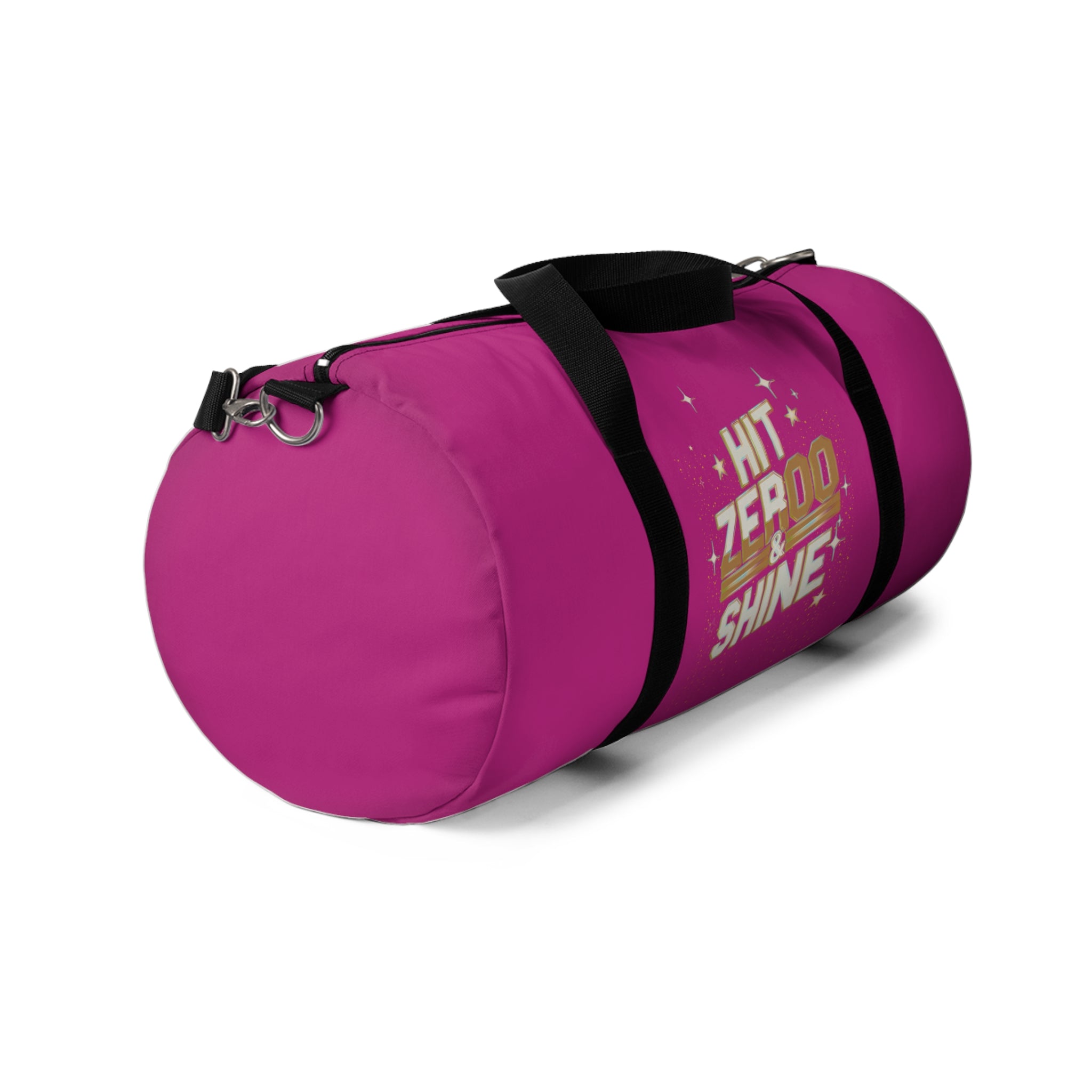 Hit Zero & Shine Duffel Bag - Stylish Gym and Travel Tote for Motivated Individuals