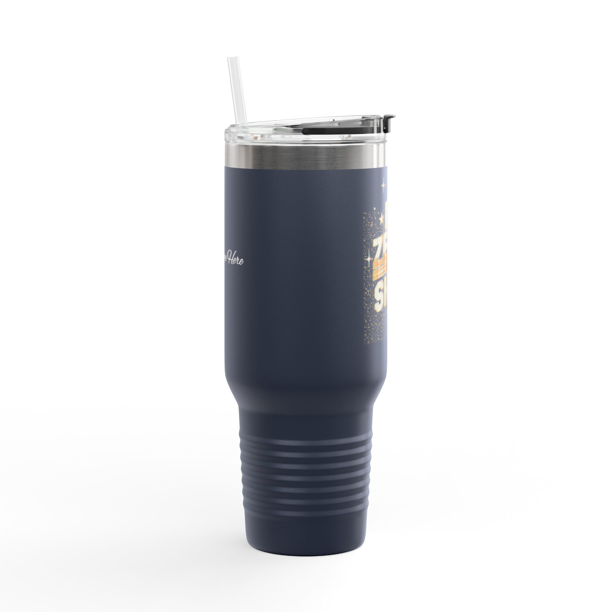 Insulated Travel Mug - Hit Zero to Shine, 40oz Fully Customizable Tumbler for Coffee Lovers