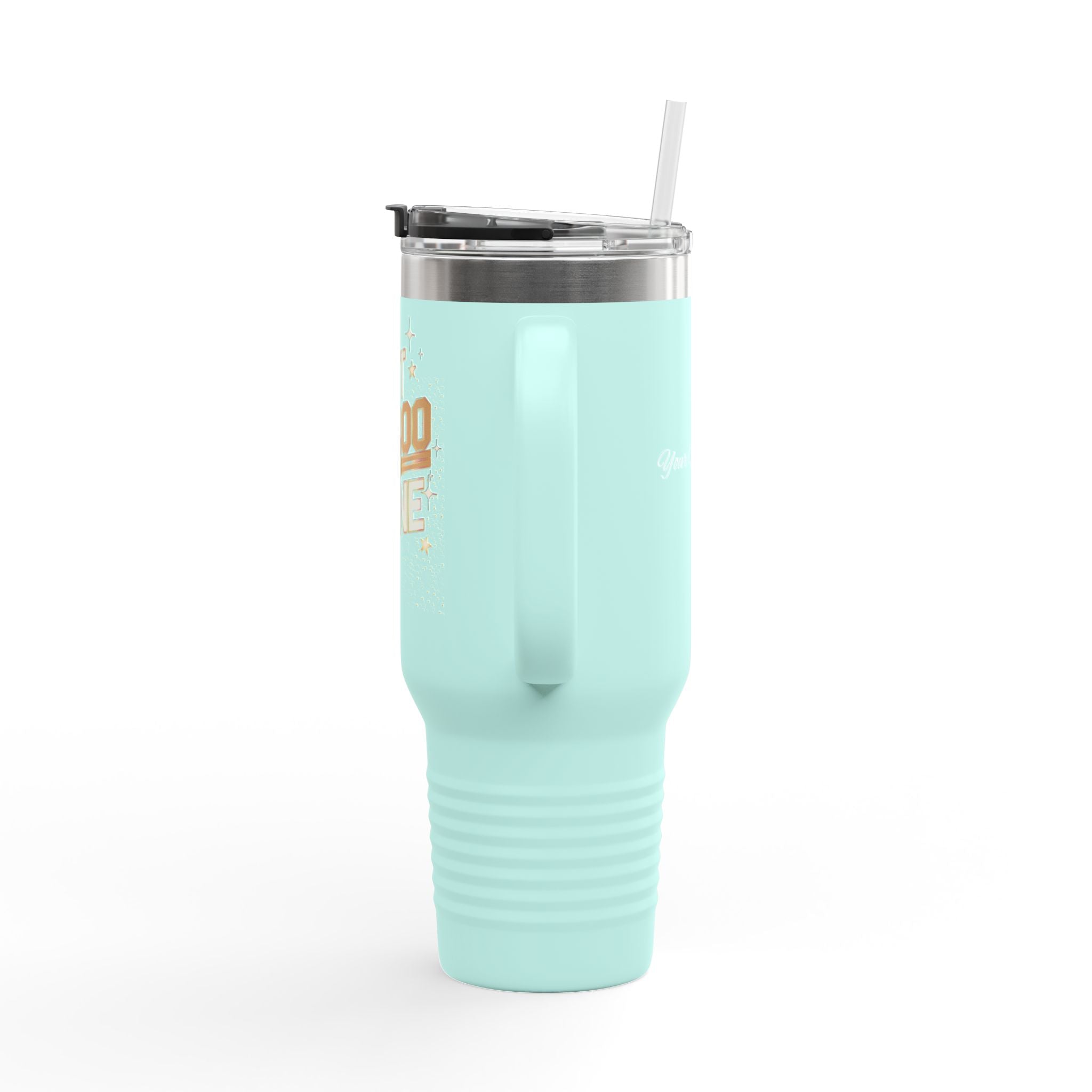 Insulated Travel Mug - Hit Zero to Shine, 40oz Fully Customizable Tumbler for Coffee Lovers