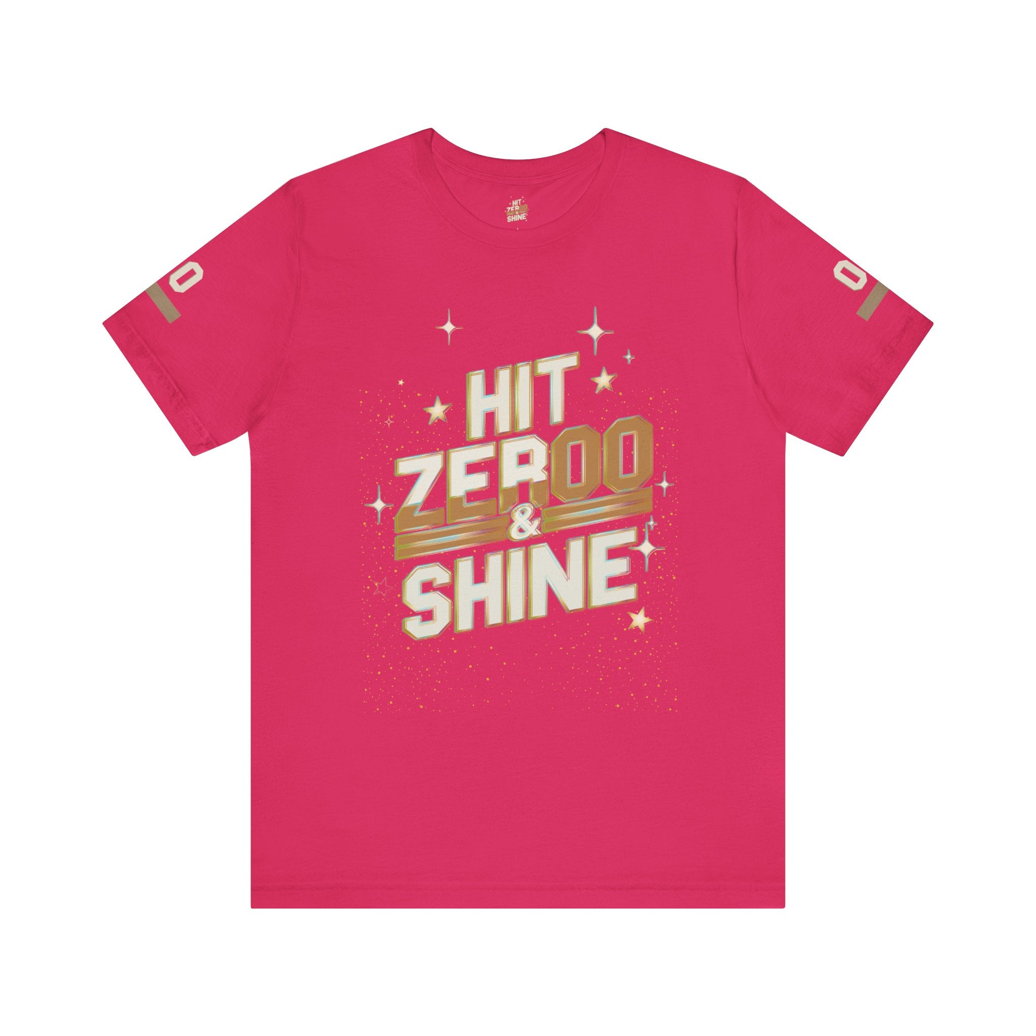 'Hit Zero & Shine' Unisex Jersey Tee -