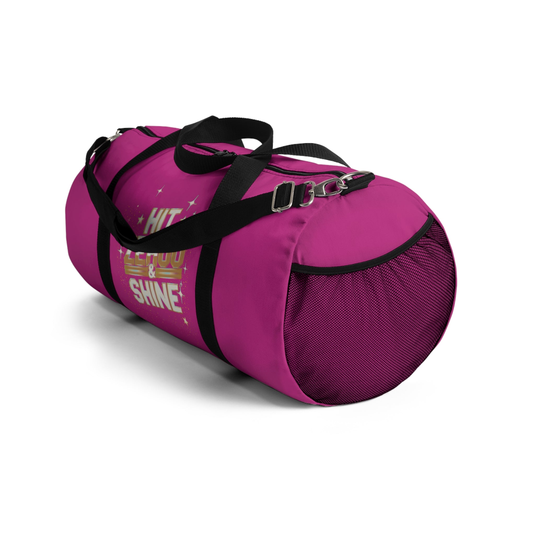 Hit Zero & Shine Duffel Bag - Stylish Gym and Travel Tote for Motivated Individuals