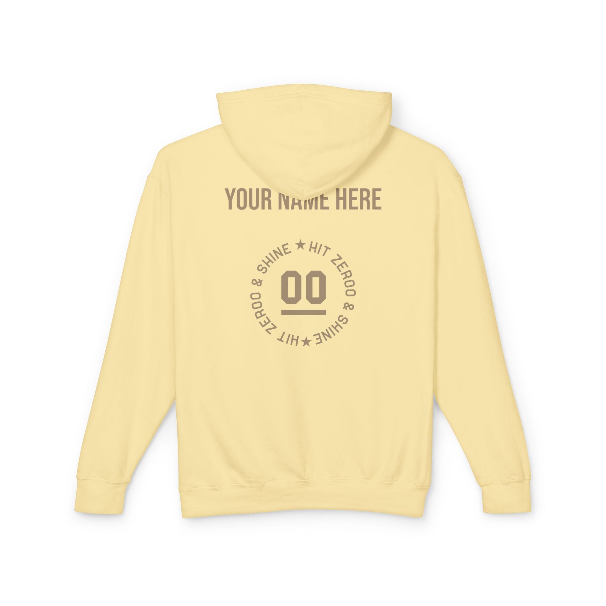 "Hit Zero & Shine" butter baby hoody