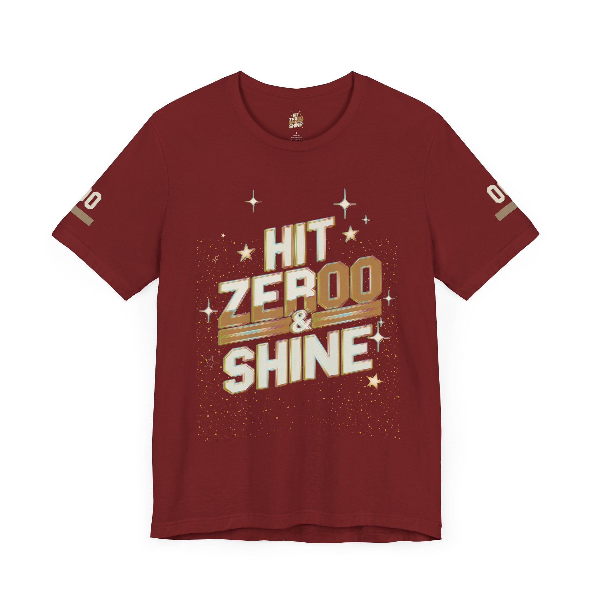'Hit Zero & Shine' Unisex Jersey Tee -