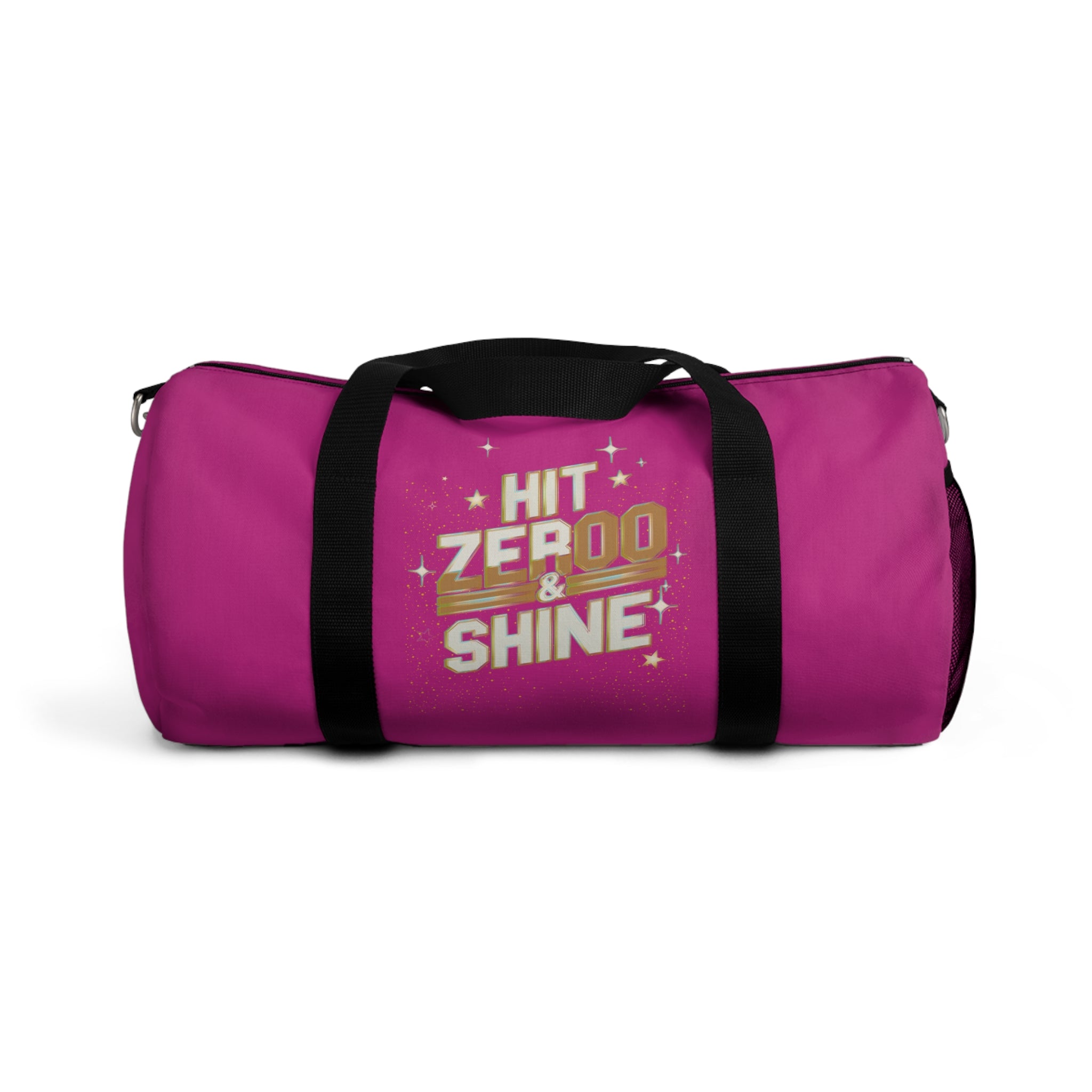 Hit Zero & Shine Duffel Bag - Stylish Gym and Travel Tote for Motivated Individuals