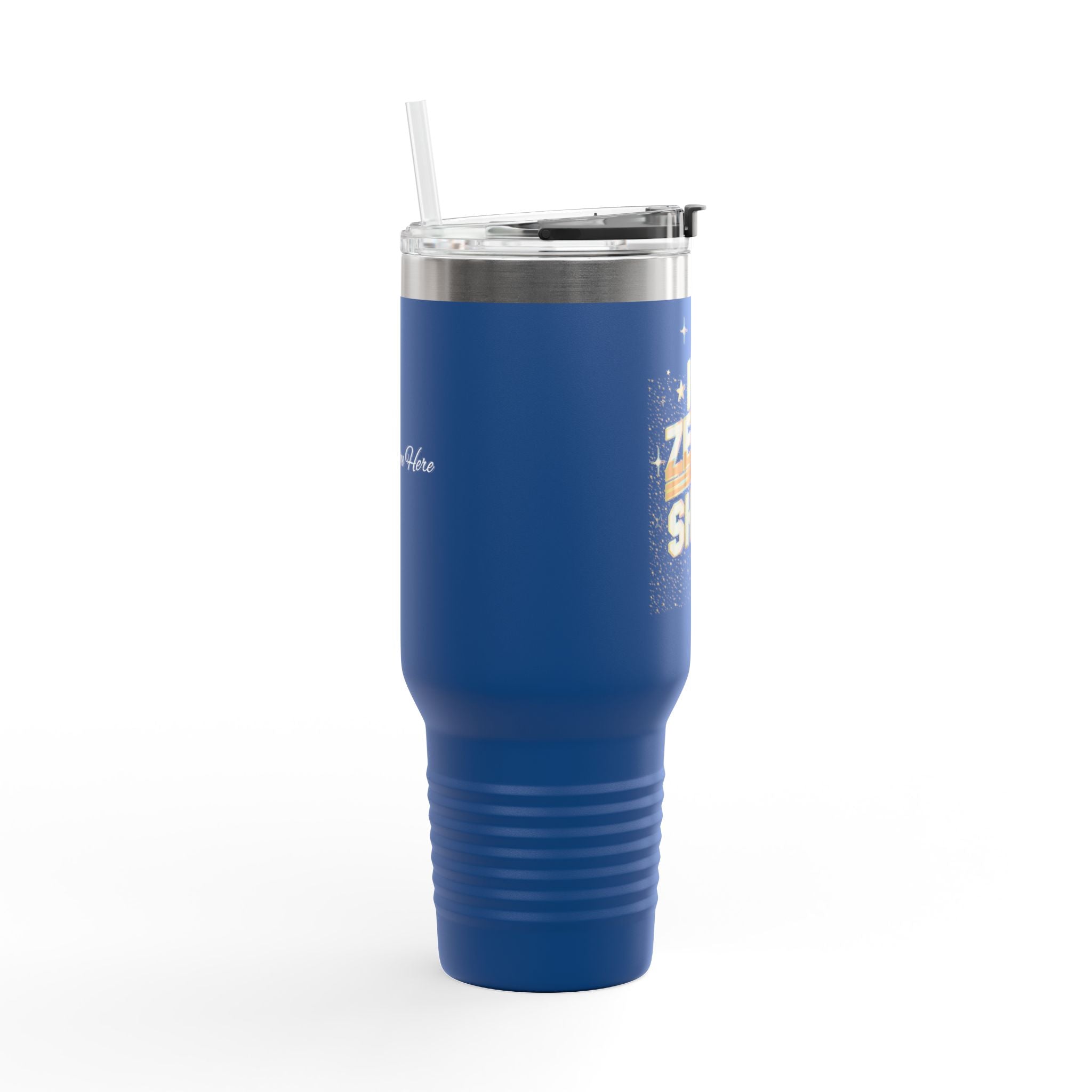 Insulated Travel Mug - Hit Zero to Shine, 40oz Fully Customizable Tumbler for Coffee Lovers