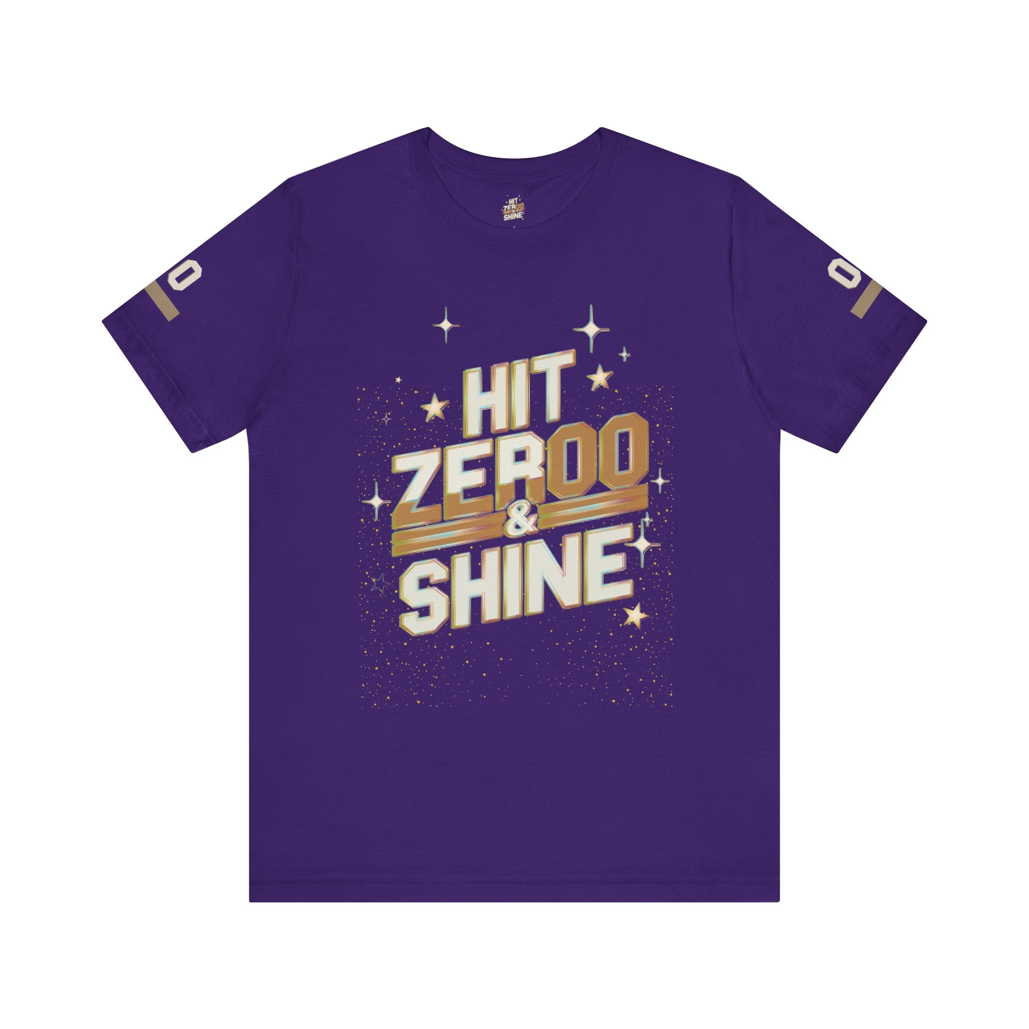 'Hit Zero & Shine' Unisex Jersey Tee -