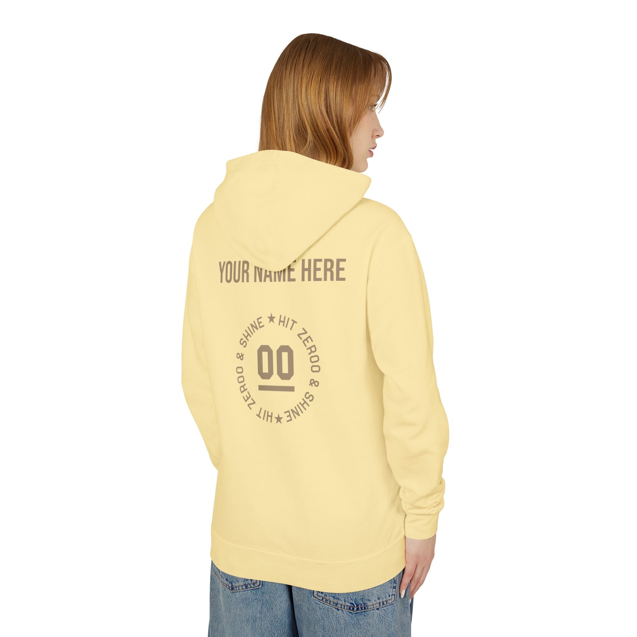 "Hit Zero & Shine" butter baby hoody